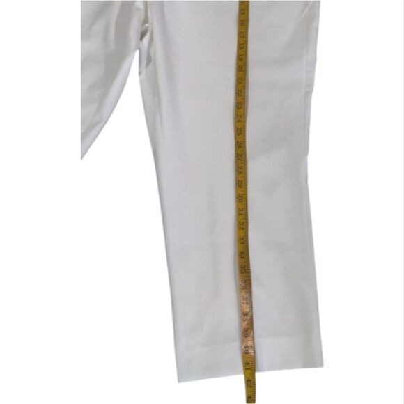 NWR J. Crew White Cropped Women's Capris Size 20 - Picture 7 of 10